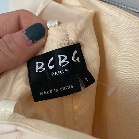 BCBG Sleeveless VINTAGE Dress Light Peach Size 2 Women’s - Picture 3 of 10